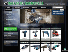 Tablet Screenshot of casadelostaladros.com